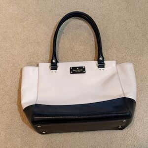 Kate Spade Black and Cream Tote
